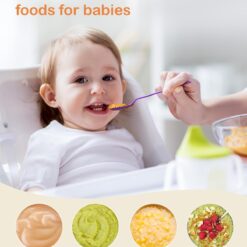 HEYVALUE Baby Food Maker, HEYVALUE 13-in-1 Baby Food Processor Set for Baby Food (Gray)