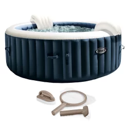 Intex 140 Jet 4-Person Inflatable Round Hot Tub (Cover Included)