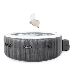 Intex 140 Jet 4-Person Inflatable Round Hot Tub (Cover Included)