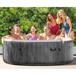 Intex 140 Jet 4-Person Inflatable Round Hot Tub (Cover Included)