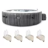Intex 140 Jet 6-Person Inflatable Round Hot Tub (Cover Included)