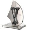 Grihot Professional Knife Sharpener, 3-Action Streamlined Sailboat Design for Effortless Knife Sharpening