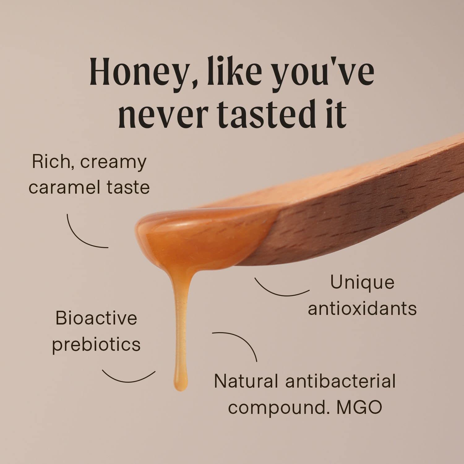Manukora Raw Manuka Honey, MGO 50+, New Zealand Honey, Non-GMO, Traceable from Hive to Hand - 500g (1.1 Lb)