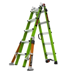 Little Giant Ladders Conquest All-Terrain 22-ft Reach Type 1a- 300-lb Load Capacity Telescoping Multi-Position Ladder