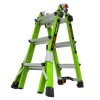 Little Giant Ladders Conquest 14.3-ft Reach Type 1aa- 375-lb Load Capacity Telescoping Multi-Position Ladder