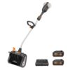 WORX Nitro 40V 12'' Electric Snow Shovel, 4-Car Driveway Cordless Snow Thrower, 2 Speeds Brushless Motor, WG460