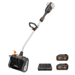 WORX Nitro 40V 12'' Electric Snow Shovel, 4-Car Driveway Cordless Snow Thrower, 2 Speeds Brushless Motor, WG460