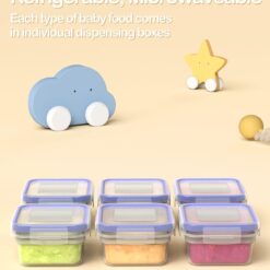 HEYVALUE Baby Food Maker, HEYVALUE 13-in-1 Baby Food Processor Set for Baby Food (Gray)