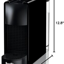 Breville BEC220BLK1AUC1 Nespresso Essenza Mini Espresso Machine, 15.25 x 5.5 x 12.25 in, Black