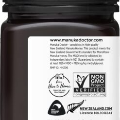 MANUKA DOCTOR - MGO 1125+ Manuka Honey Monofloral, 100% Pure New Zealand Honey (8.75 oz)