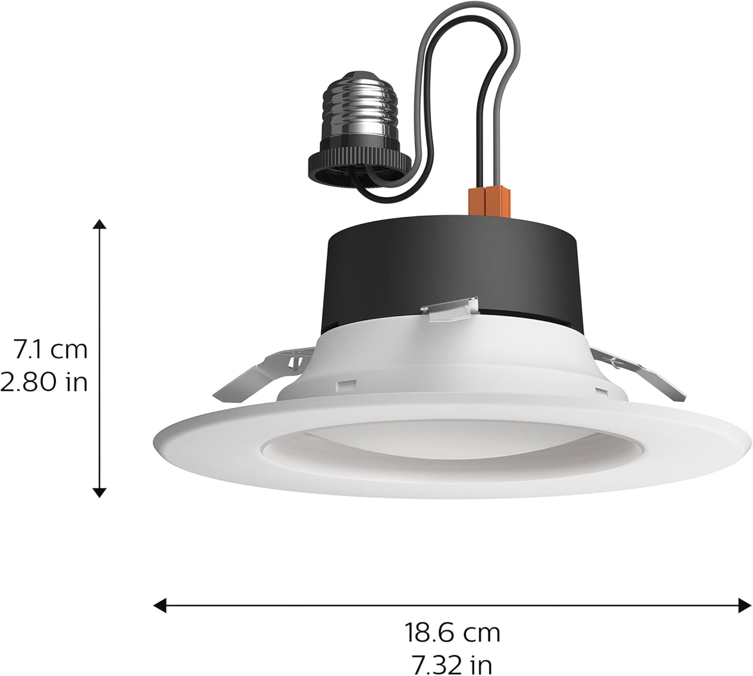 Philips Hue Smart 6 Inch LED Downlight - 4 Pack, Color-Changing, 1100LM