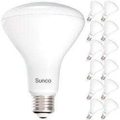 Sunco 12 Pack BR30 LED Light Bulbs, Recessed Can Light Bulbs, CRI93 850 LM, 11W Equivalent 65W, 2700K Soft White, E26 Base