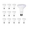 Sylvania LED Flood BR30 Light Bulb, 65W = 9W, 650 Lumens, Dimmable, 2700K, Soft White - 12 Pack (41262)