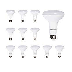 Sylvania LED Flood BR30 Light Bulb, 65W = 9W, 650 Lumens, Dimmable, 2700K, Soft White - 12 Pack (41262)