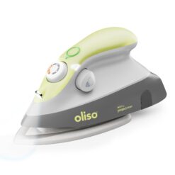 Oliso M3Pro Project Steam Iron with Solemate, 1000 Watt Ceramic Soleplate Steam Iron, Pistachio