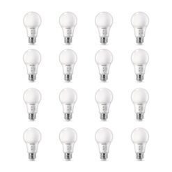 Philips LED A19 Selectable White Dimmable LED Light Bulbs - Flicker-Free 60w Light Bulbs with EyeComfort Technology - 12 Pack