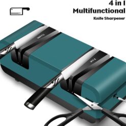Enutogo Knife Sharpener, Electric Knife Sharpener with 2-Stages Sharpening & Polishing
