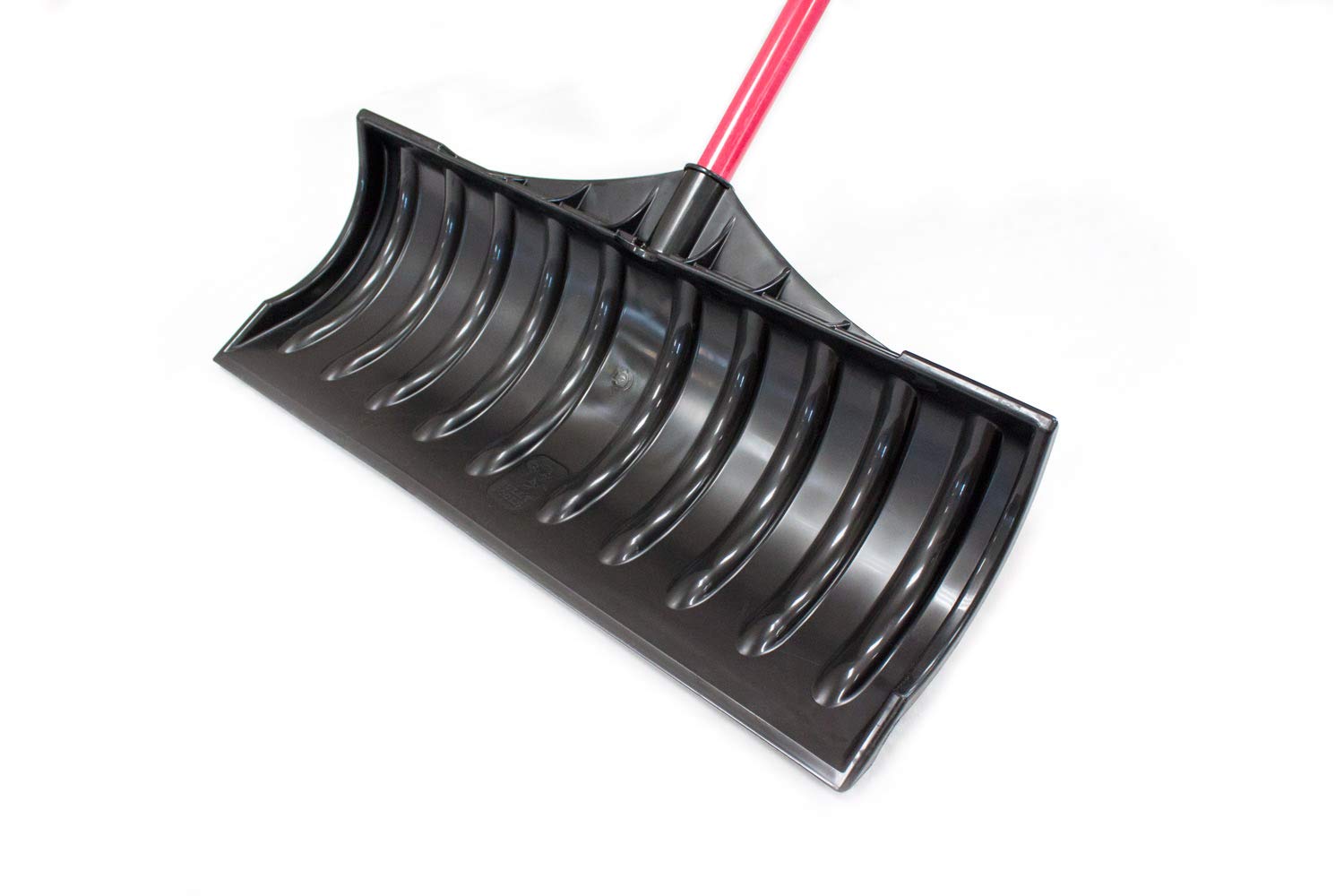 Bully Tools 27″ Poly Snow Pusher with Fiberglass Handle and Poly D-Grip