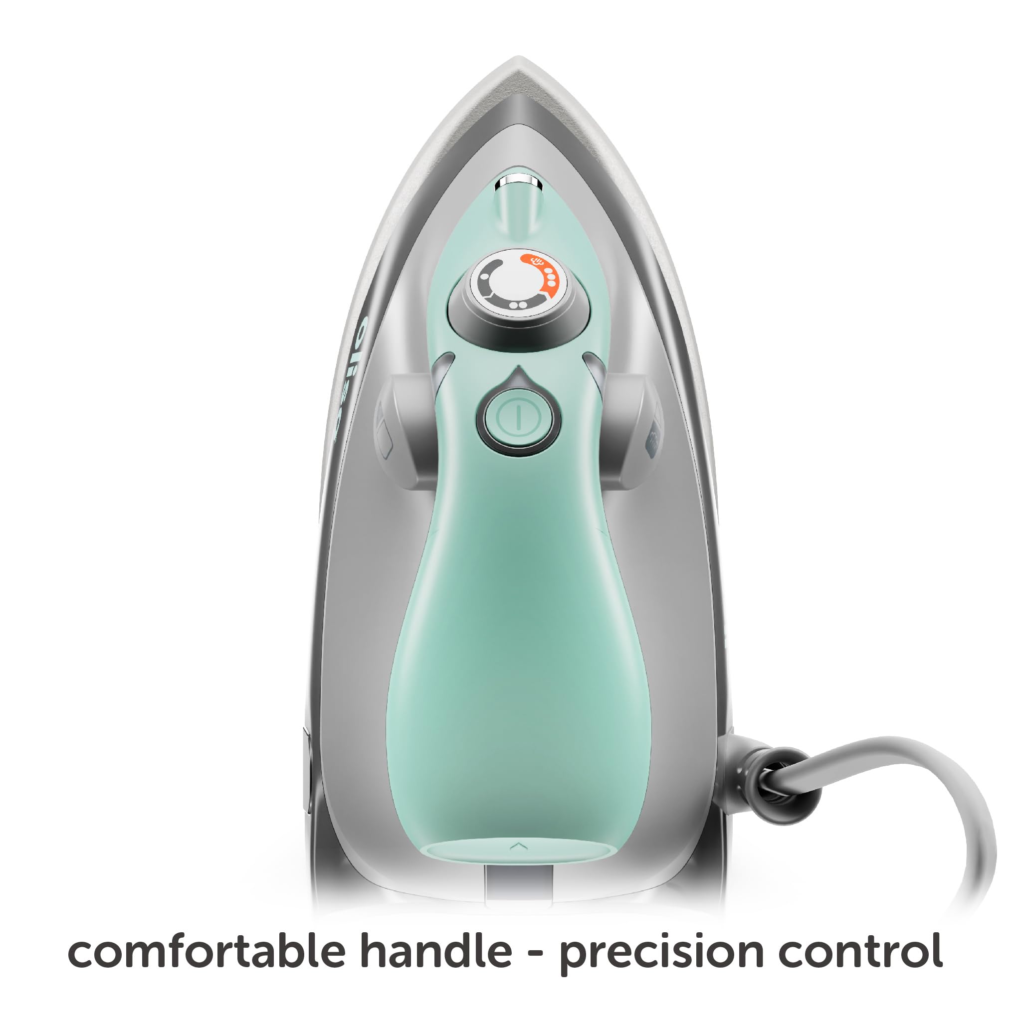 Oliso M3Pro Project Steam Iron with Solemate, 1000 Watt Ceramic Soleplate Steam Iron, Aqua