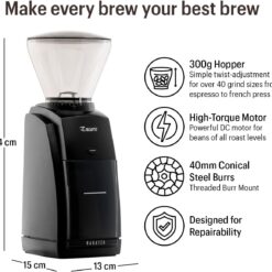 Baratza Encore Coffee Grinder ZCG485BLK, Black