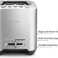 Breville Smart Toaster, 2-Slice, Brushed Aluminum