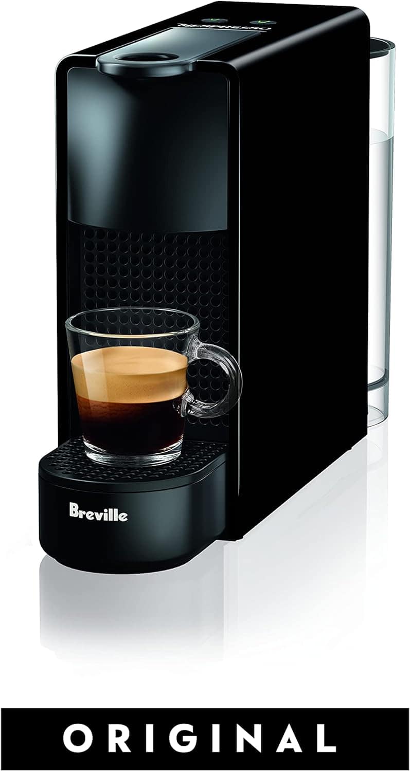 Breville BEC220BLK1AUC1 Nespresso Essenza Mini Espresso Machine, 15.25 x 5.5 x 12.25 in, Black