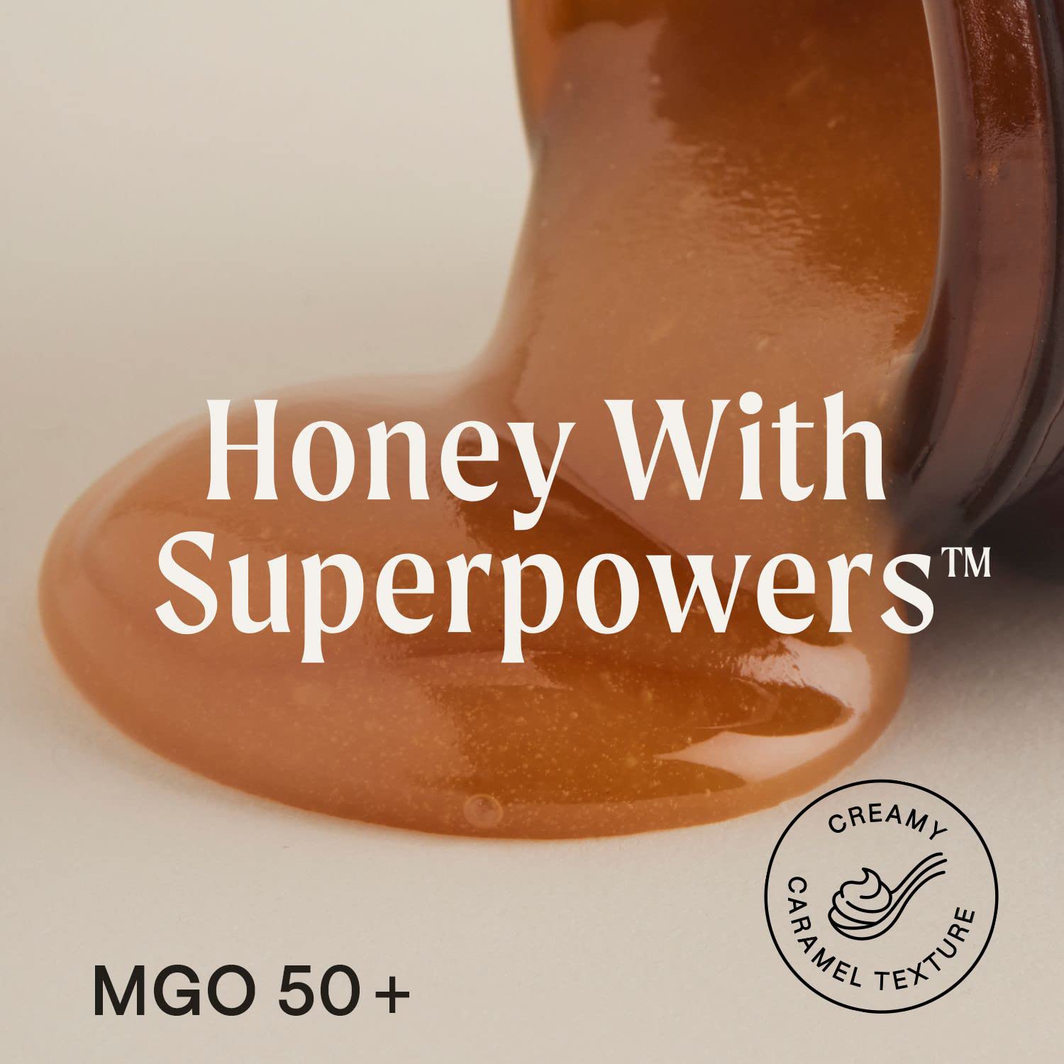 Manukora Raw Manuka Honey, MGO 50+, New Zealand Honey, Non-GMO, Traceable from Hive to Hand - 500g (1.1 Lb)