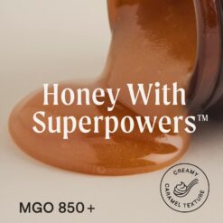 Manukora Raw Manuka Honey, MGO 850+ from New Zealand, Non-GMO, Monofloral, Traceable from Hive to Hand - 500g (1.1 Lb)