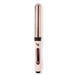 L'ANGE HAIR Le Curl Titanium Curling Wand, Professional Curling Iron for All Hair Types, Clip Free Hair Curler, Blush 1.25” (32MM)