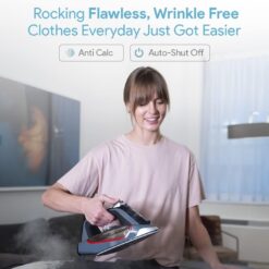 Bartnelli Pro Luxury Steam Iron for Clothes, New Powerful Steam Technology, Non-Stick Ceramic Soleplate, 1700 Watts