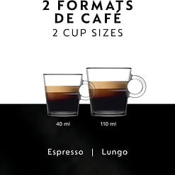 Breville BEC220BLK1AUC1 Nespresso Essenza Mini Espresso Machine, 15.25 x 5.5 x 12.25 in, Black