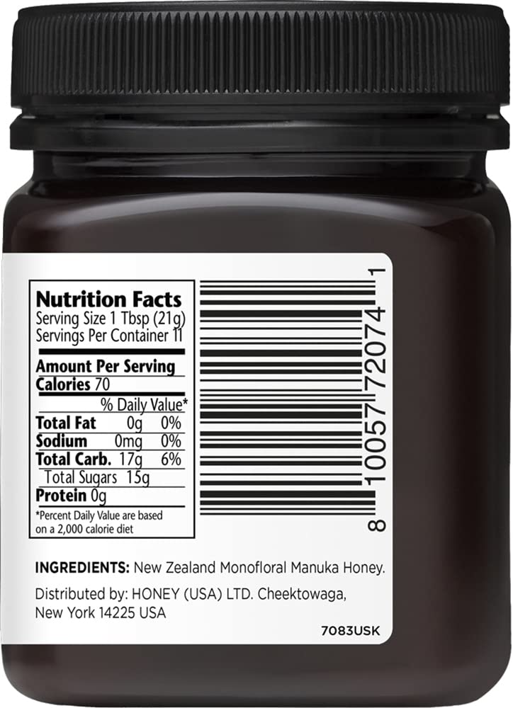 MANUKA DOCTOR - MGO 1125+ Manuka Honey Monofloral, 100% Pure New Zealand Honey (8.75 oz)