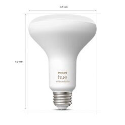 Philips Hue Smart 85W BR30 LED Bulb, White and Color Ambiance Color, Changing Light, 1 Pack