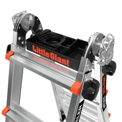 Little Giant Ladders Leveler 2 M26 with Leg Levelers 25.1-ft Reach Type 1a- 300-lb Load Capacity Telescoping Multi-Position Ladder