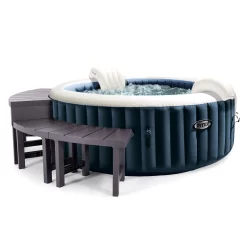 Intex 140 Jet 4-Person Inflatable Round Hot Tub (Cover Included)