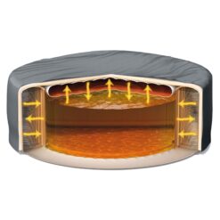 Intex 140 Jet 4-Person Inflatable Round Hot Tub (Cover Included)