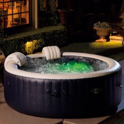 Intex 140 Jet 4-Person Inflatable Round Hot Tub (Cover Included)