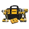 DEWALT XR POWER DETECT 2-Tool 20-Volt Max Brushless Power Tool Combo Kit with Soft Case (2-Batteries and charger Included)