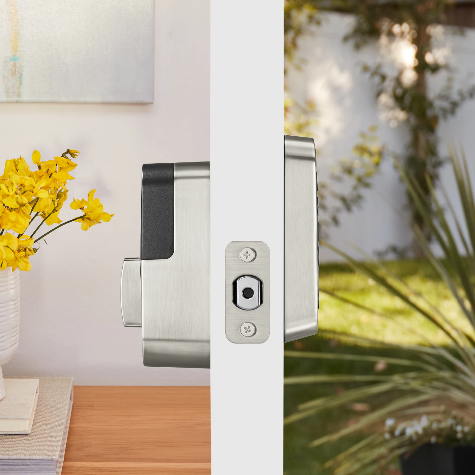 Yale Assure Lock 2 Satin Nickel Smart Lock Electronic Deadbolt with Wifi Bluetooth Keypad