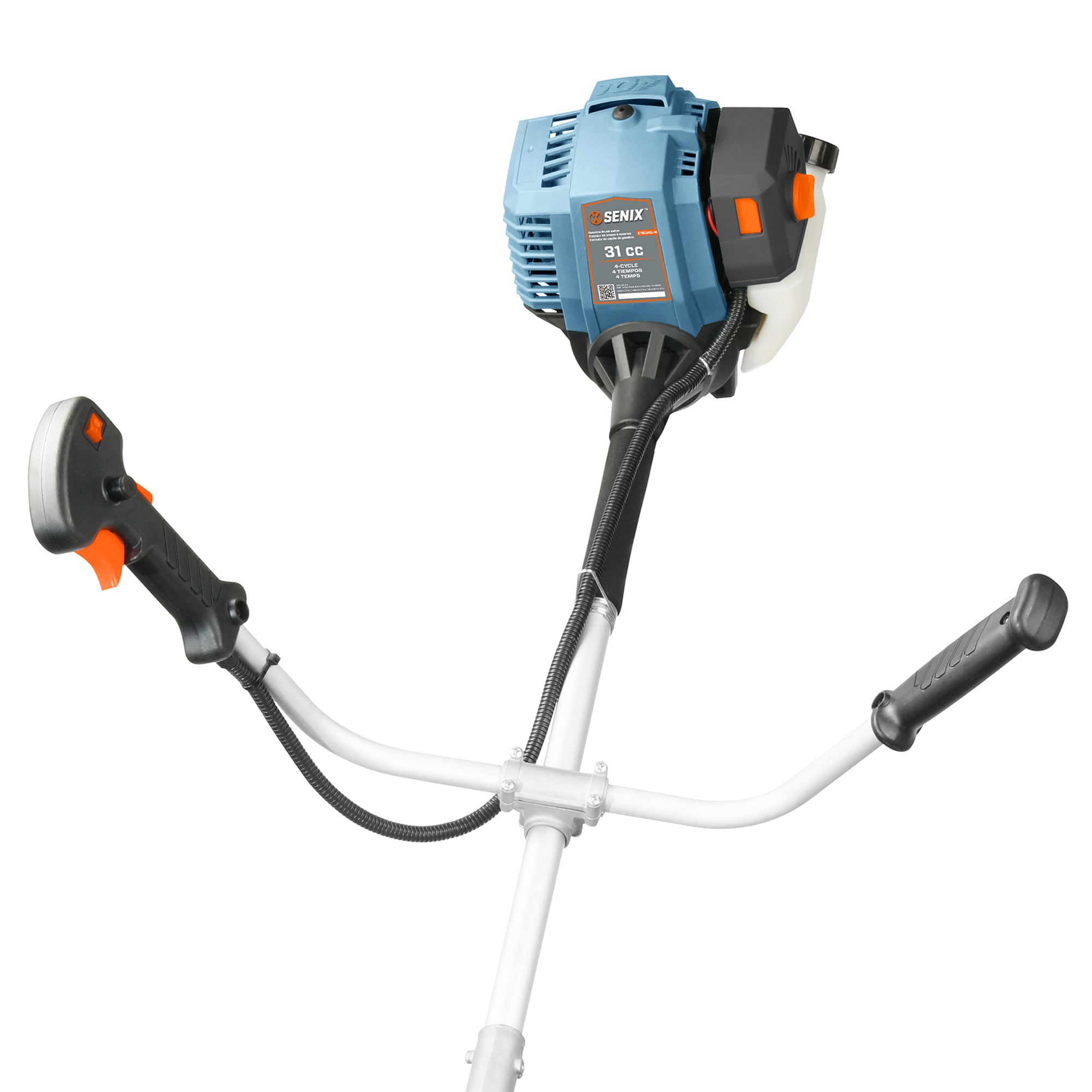 SENIX 4QL 31-cc 4-cycle 17.7-in Straight Shaft Attachment Capable Gas String Trimmer