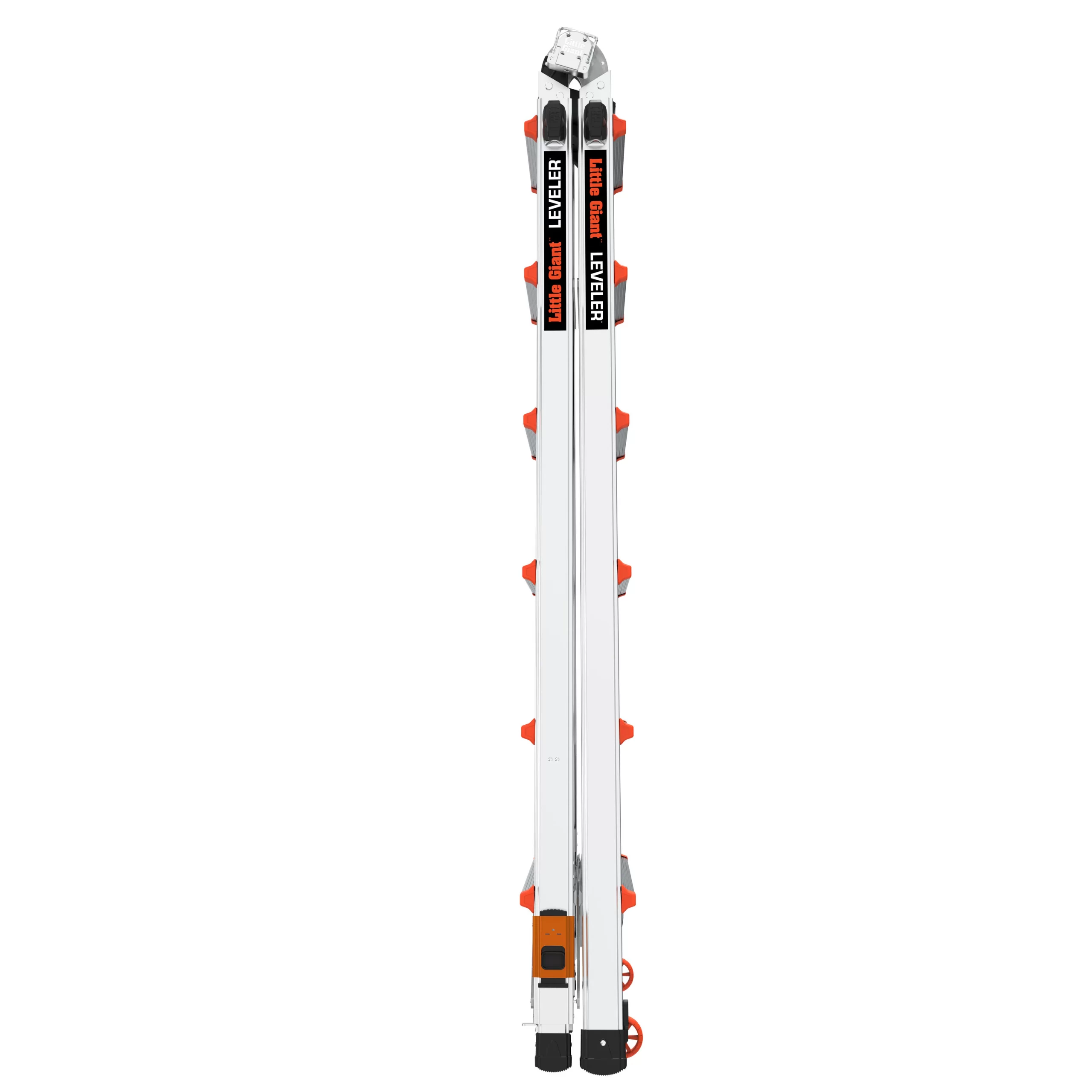 Little Giant Ladders Leveler 2 M26 with Leg Levelers 25.1-ft Reach Type 1a- 300-lb Load Capacity Telescoping Multi-Position Ladder