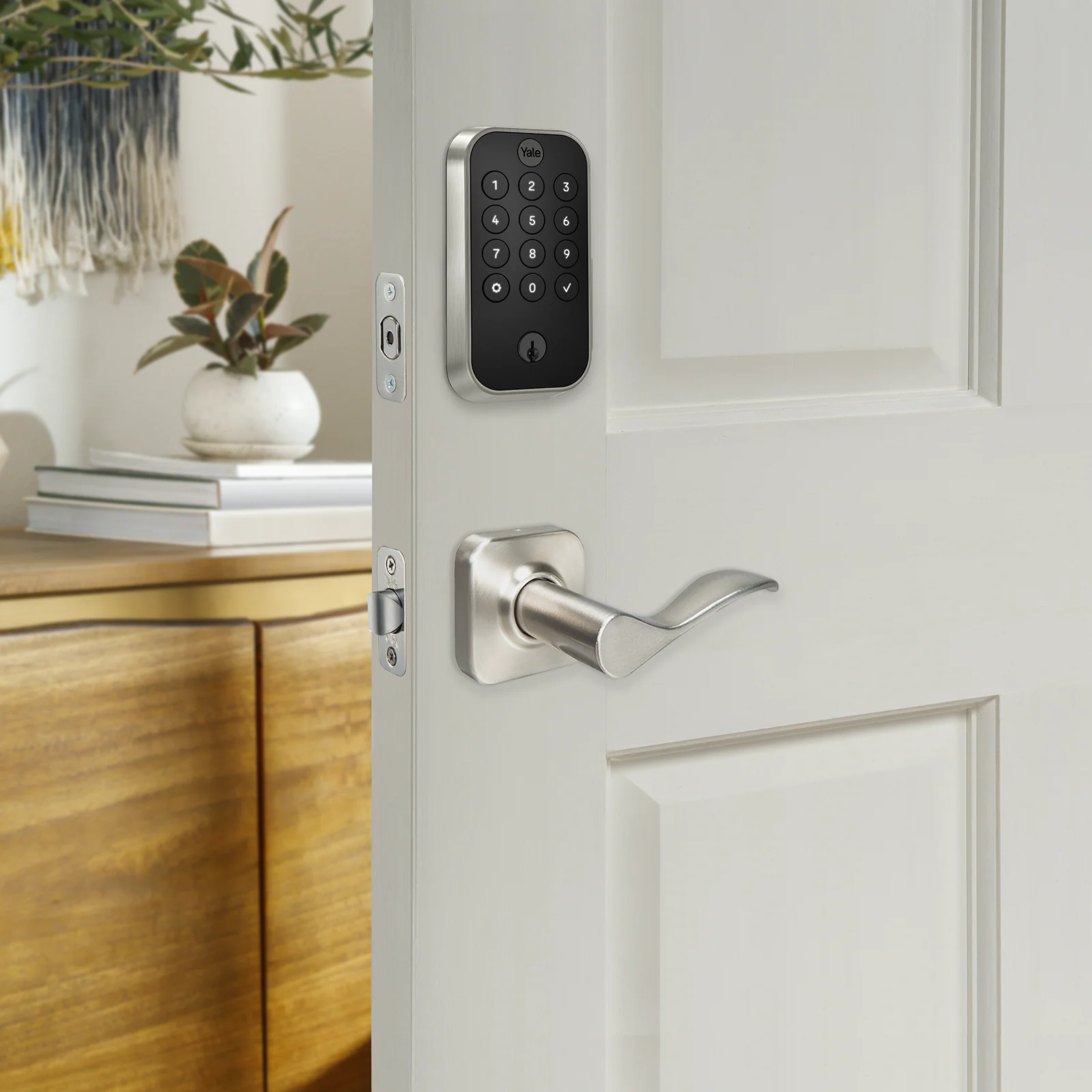 Yale Assure Lock 2 Satin Nickel Smart Lock Electronic Deadbolt with Wifi Bluetooth Keypad