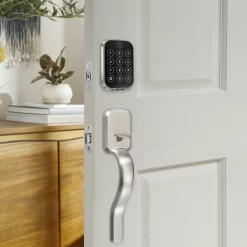 Yale Assure Lock 2 Satin Nickel Smart Lock Electronic Deadbolt with Wifi Bluetooth Fingerprint Touchscreen Keypad
