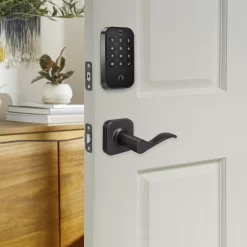 Yale Assure Lock 2 Black Suede Smart Lock Electronic Deadbolt with Wifi Bluetooth Keypad