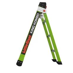 Little Giant Ladders King Kombo 2 10.3-ft Reach Type 1aa- 375-lb Load Capacity Multi-Position Ladder