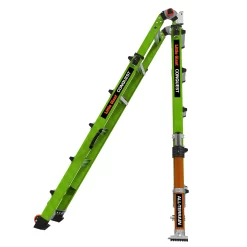 Little Giant Ladders Conquest All-Terrain 22-ft Reach Type 1a- 300-lb Load Capacity Telescoping Multi-Position Ladder