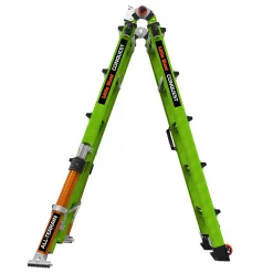 Little Giant Ladders Conquest All-Terrain 22-ft Reach Type 1a- 300-lb Load Capacity Telescoping Multi-Position Ladder