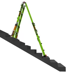 Little Giant Ladders Conquest All-Terrain 22-ft Reach Type 1a- 300-lb Load Capacity Telescoping Multi-Position Ladder