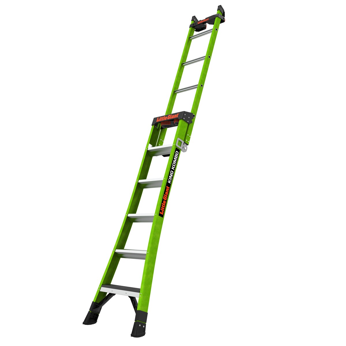 Little Giant Ladders King Kombo 2 13.1-ft Reach Type 1aa- 375-lb Load Capacity Multi-Position Ladder