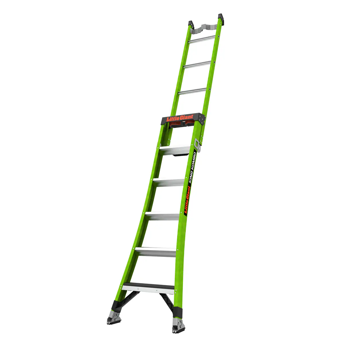 Little Giant Ladders King Kombo 2 13.1-ft Reach Type 1aa- 375-lb Load Capacity Multi-Position Ladder